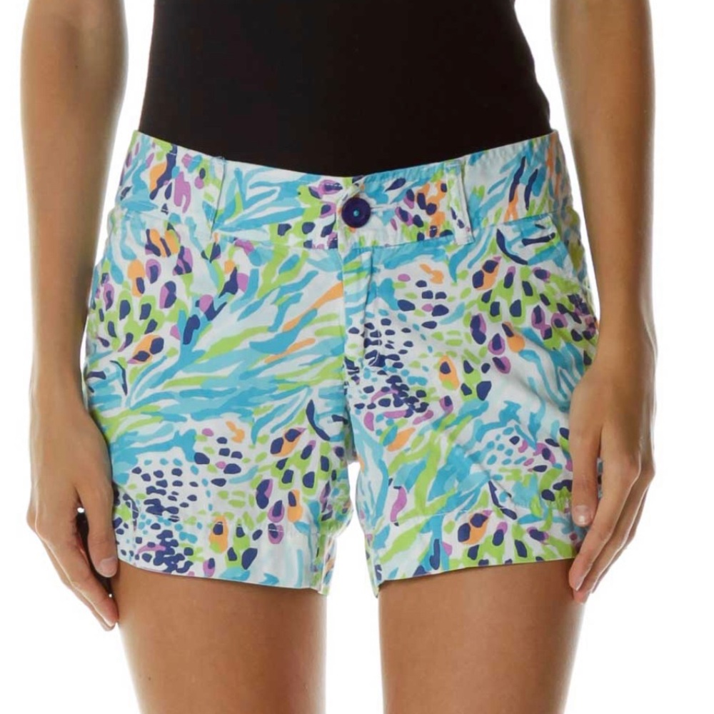 Lilly Pulitzer Multicolor Tropical Print Shorts